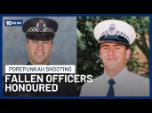 Porepunkah Shooting: Fallen Officers Honoured In Touching Motorbike Ride Tribute