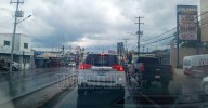 Lluvias provocan ligeros encharcamientos y caos vial en Reynosa