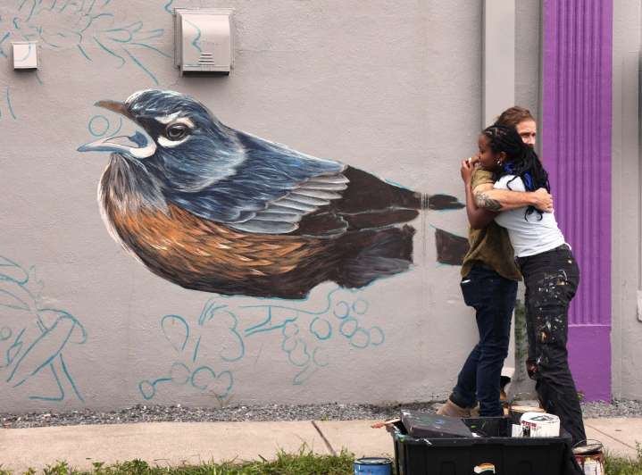Pictures: Orlando’s Art Pollination project debuts on Church Street