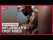 American Influencer Posts Video Showing Man Capturing Crocodile In Queensland