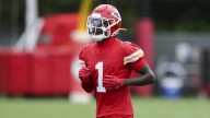 Chiefs expect Xavier Worthy to miss time with dislocated shoulder, wear brace when he returns