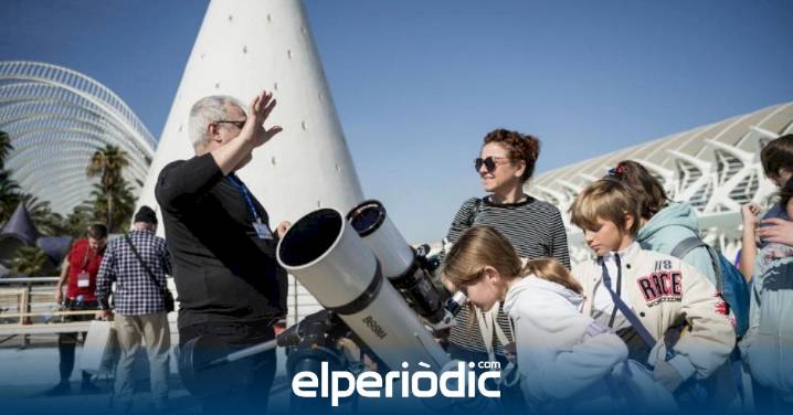 La Ciutat de les Arts i les Ciències celebra el Día Internacional de la Cultura Científica con una observación solar