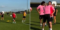 El sorprendente gol de Lionel Messi en el entrenamiento del Inter Miami: la alocada reacción de Rodrigo De Paul