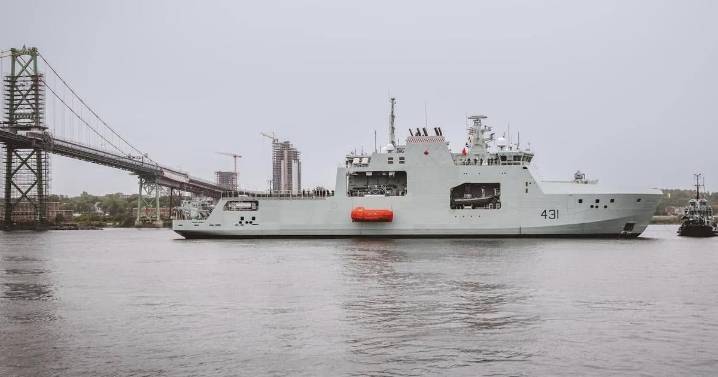 Canadian Navy warship to pass through Welland Canal on Great Lakes tour