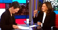Maddow And Kamala Harris Erupt In Laughter At Quip On Trump’s Racial Attack
