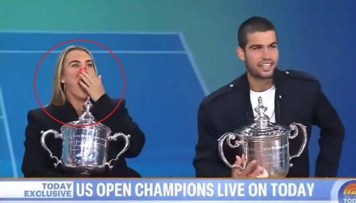 "La mayor cagada que he tenido en mi vida": el blooper de Aryna Sabalenka tras ganar el US Open
