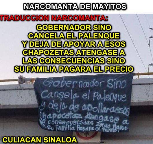 Primer Aviso al Narcogober