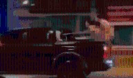 Shocking moment naked Russian couple romp while STANDING in the back of a speeding truck for stupid social media stunt