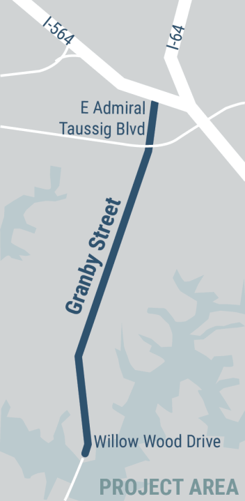 Granby St. bike lanes enter construction phase following years of planning