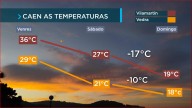 Derradeiro día de calor deste verán