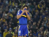 Edinson Cavani volvió a lesionarse y se perderá el partido de Boca ante Central Córdoba
