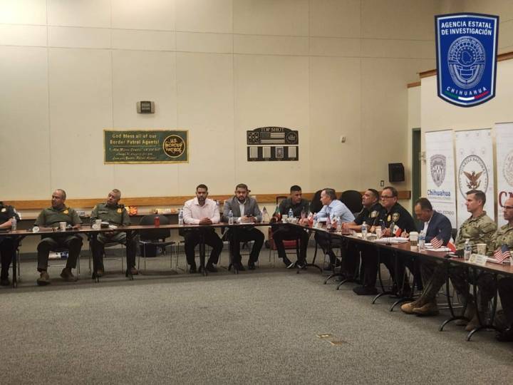 Participan AEI y Fiscalía de Operaciones Estratégicas en reunión binacional de presentación de resultados en El Paso