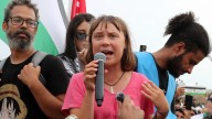 Greta Thunberg claims her Gaza-bound flotilla was hit by DRONE STRIKE as boat catches fire… but was it just a cigarette?