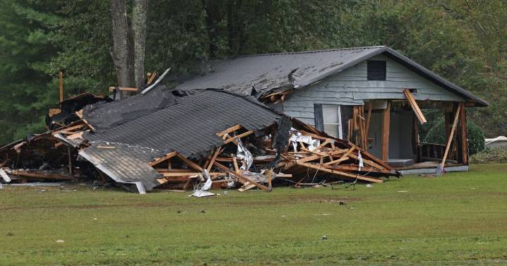 Burke County NC White family rebuilding from Hurricane Helene