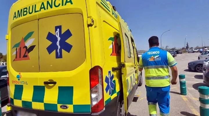 Vuelco de un tractor en la provincia de Cáceres