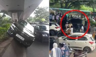 Car Accident on PVNR Express Highway in Mehdipatnam Leads to Major Traffic Snarls