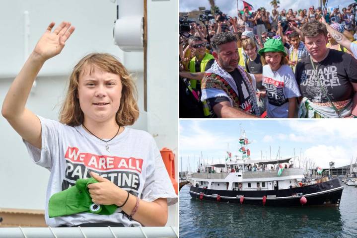 Greta Thunberg's Gaza flotilla forced to turn back hours into journey