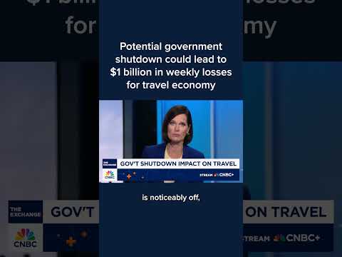 Potential government shutdown could lead to $1 billion in weekly losses for travel economy