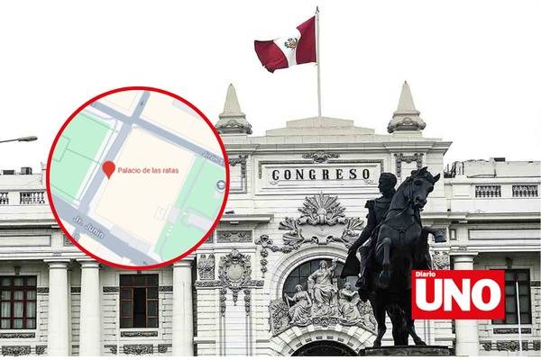 Usuarios rebautizan al Congreso como «Palacio de las ratas» en Google Maps