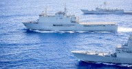 La Armada se despliega con los marines de EE.UU. en un desembarco anfibio en una base de Carolina del Norte