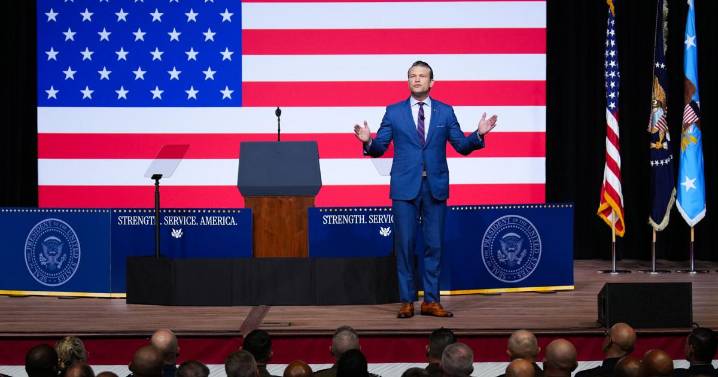 Trump and Hegseth declare an end to 'politically correct' leadership in the US military