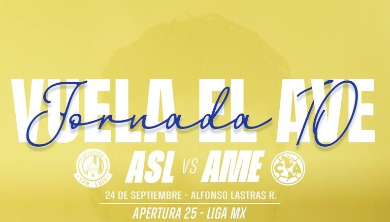 América visita hoy al Atlético San Luis