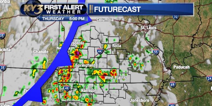 First Alert Weather: Severe Thunderstorm Watch issued for the Ozarks