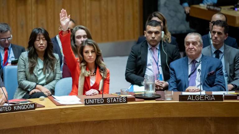 Estados Unidos veta de nuevo una resolución que pide el alto el fuego en Gaza