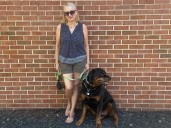After fireworks caused her dog to panic, a stranger offered them a ride home