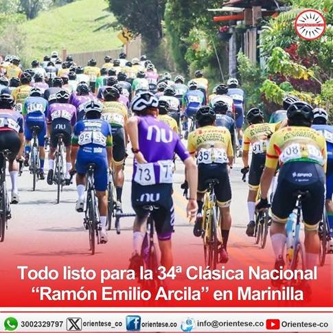 Todo listo para la 34ª Clásica Nacional “Ramón Emilio Arcila” en Marinilla