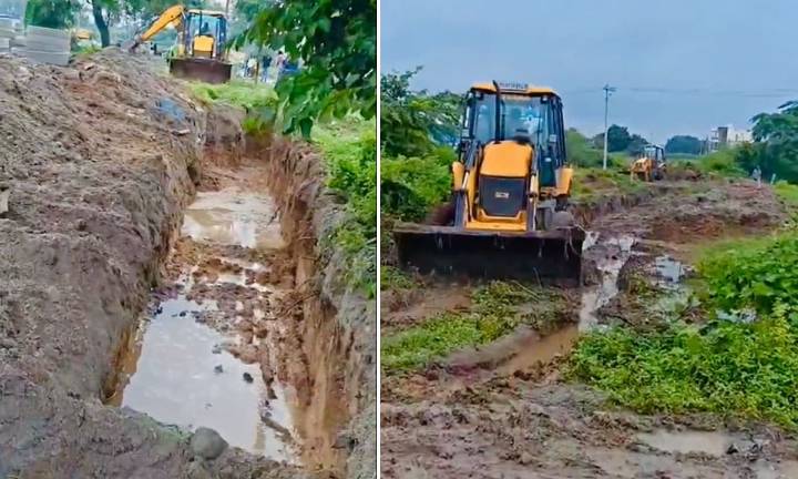HYDRAA Launches Restoration of Errakunta Canal in Rangareddy After Local Complaints