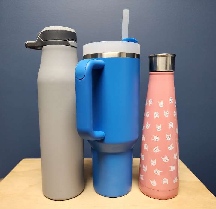 Which Summit County school has banned all metal water bottles like Stanley, Owala?