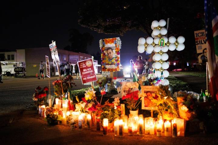 Protesters want justice in Franklin Park after fatal ICE shooting