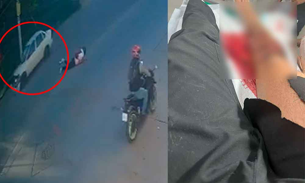 (VIDEO) CHOCA A MOTOCICLISTA Y HUYE EN LEÓN; BUSCAN TESTIGOS