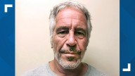 Who appears to be in the Jeffrey Epstein 50th birthday book?