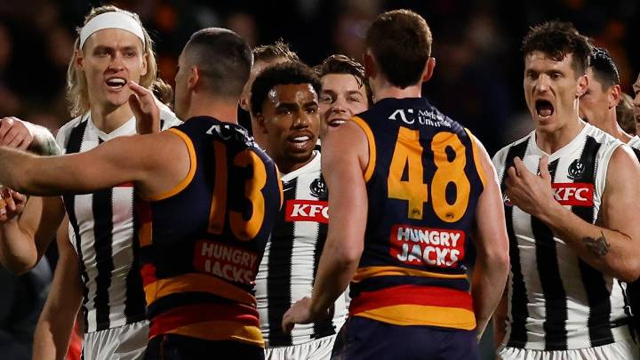 AFL 2025: Adelaide fans boo Collingwood’s Isaac Quaynor after Izak Rankine homophobic slur, ugly crowd reaction, video, latest news