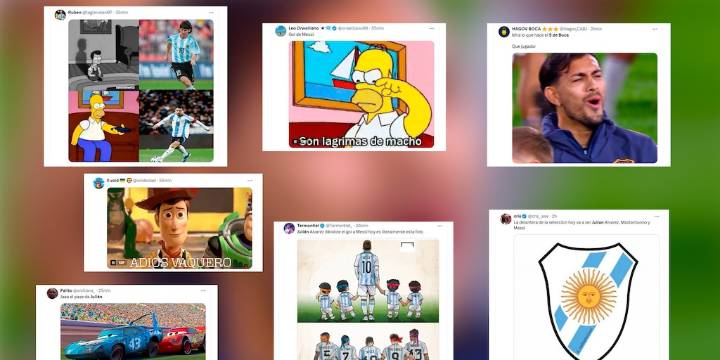 Los memes del triunfo de Argentina ante Venezuela: la despedida de Messi, el llamativo look de Julián Álvarez y el momento “Bover”