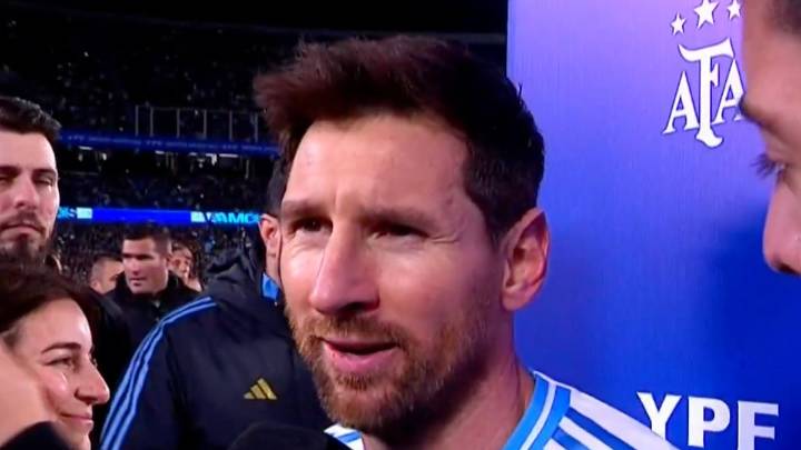 Messi no confirmó su presencia en el Mundial: "Falta mucho..."