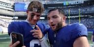 Giants’ Jaxson Dart, Cam Skattebo team up for rookie feat not seen since 1980