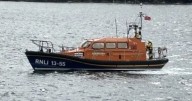 Firth of Clyde emergency rescue as two people winched from fishing boat
