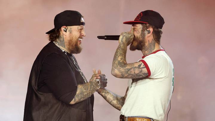Post Malone, Jelly Roll Perform 'Losers' at 2025 MTV VMAs