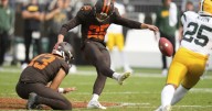 Andre Szmyt's 55-yard field goal as time expires rallies Browns to 13