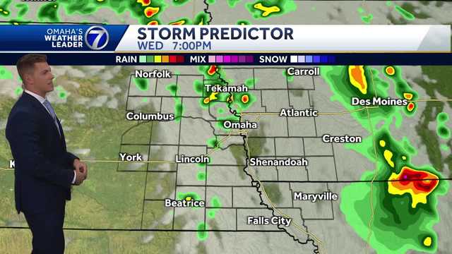 Rain looking more spotty for Thursday and Friday