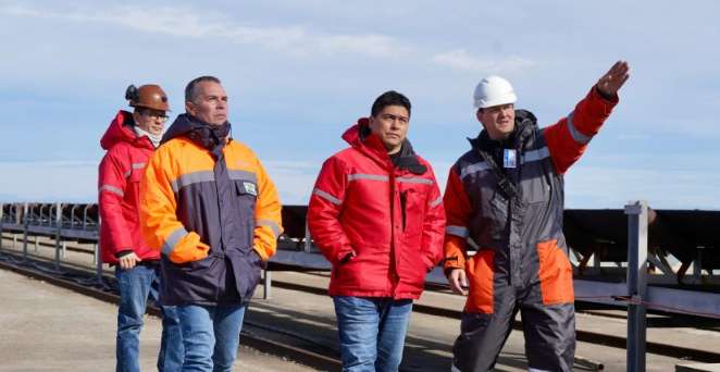 Después de años, vuelve a exportarse carbón desde Punta Loyola rumbo a Brasil