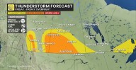 Severe storm, heavy rain threats stretch into Friday on the Prairies