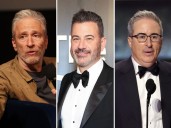 Late-night show hosts are sending a message to Trump: They'll be thorns in his side for as long as they can be