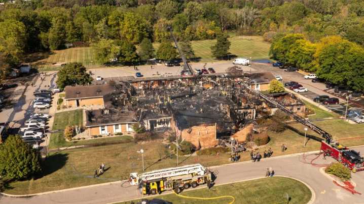 Gunman opens fire at Michigan church and sets it ablaze, killing at least 4 and wounding 8