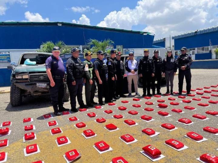 PNB se adjudicó incautación de 519 kilos de marihuana en Lara