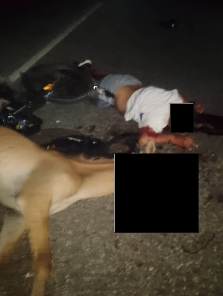 Falleció al chocar con un caballo en Delta Amacuro