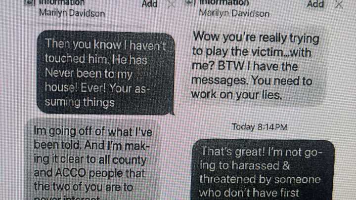 Request for protective order against Myles Davidson's wife dropped